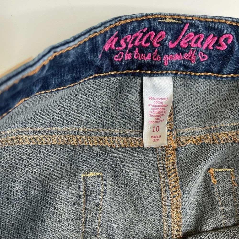 Justice girl bundle.  Jeans and vest